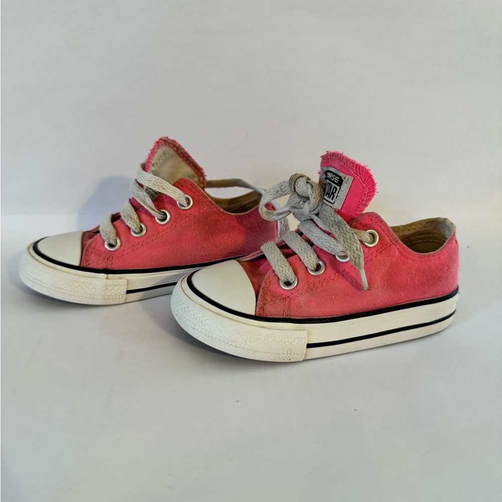 Hot pink toddler converse